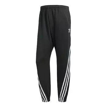 Спортивные штаны adidas originals Bundle Feet Running Sports Pants Black, черный