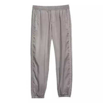 Спортивные штаны Adidas originals G Wash Track Pt Solid Color Loose Bundle Feet Sports Pants Gray, Серый