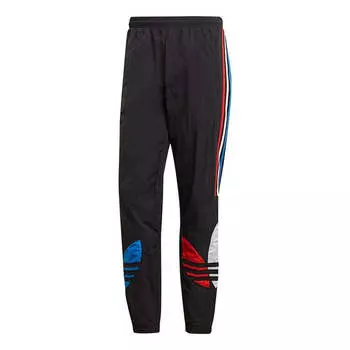 Спортивные штаны adidas originals MENS Tricol Logo Printed Ankle-banded Sports Pants Black, черный