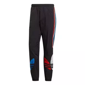Спортивные штаны Adidas originals MENS Tricol Logo Printed Ankle-banded Sports Pants Black, Черный