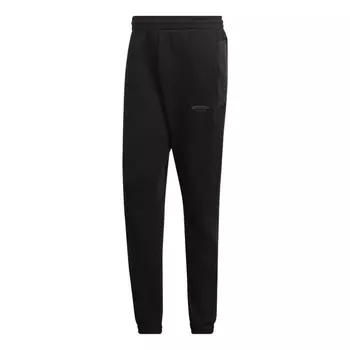 Спортивные штаны Adidas originals R.Y.V. Elastic Waistband Drawstring Solid Color Cotton Casual Sports Black, Черный