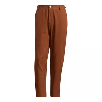 Спортивные штаны Adidas originals Ryv Wv Pant Logo Solid Color Straight Sports Pants Brown, Коричневый