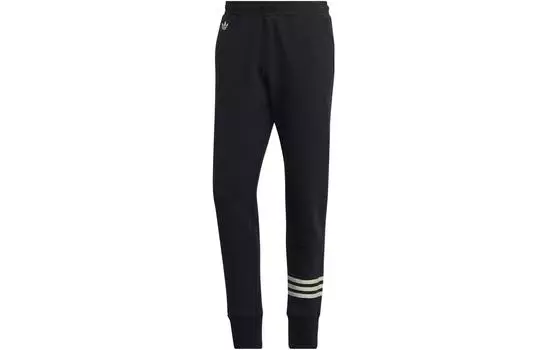 Спортивные штаны Adidas Originals с вышитым логотипом, Черный