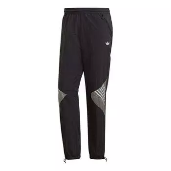 Спортивные штаны adidas originals Tolima-02 Trackp Reflective Logo Casual Training Sports Long Pants Black, черный