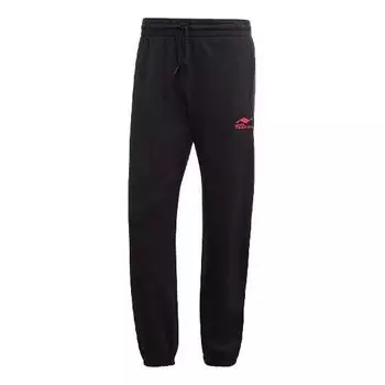 Спортивные штаны adidas originals Torsion Sp Logo Printing Running Sports Long Pants Black, черный