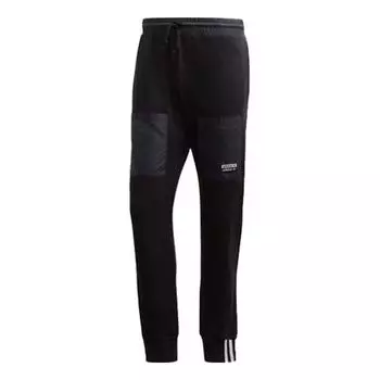 Спортивные штаны adidas originals Vocal Pants Logo Printing Splicing Bundle Feet Sports Pants Black, черный