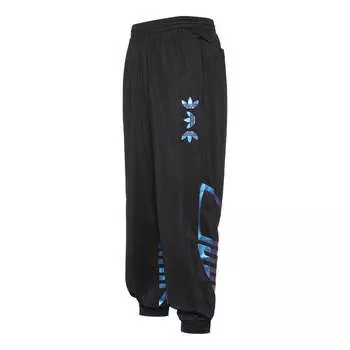 Спортивные штаны adidas originals Zeno Track Pants Logo Printing Sports Pants Black, черный