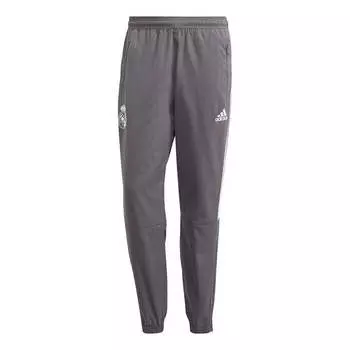 Спортивные штаны adidas Real Ssp Pnt Real Madrid Soccer/Football Slim Fit Training Sports Long Pants Gray, серый