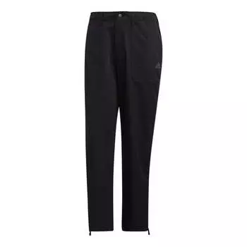 Спортивные штаны adidas Solid Color Straight Sports Pants Men's Black, черный