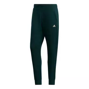 Спортивные штаны adidas WJ PT KN SWT Bundle Feet Sports Pants Dark Green, зеленый