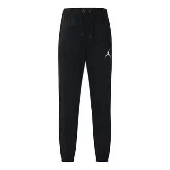 Спортивные штаны Air Jordan Jumpman Woven Casual Bundle Feet Sports Pants Black, черный