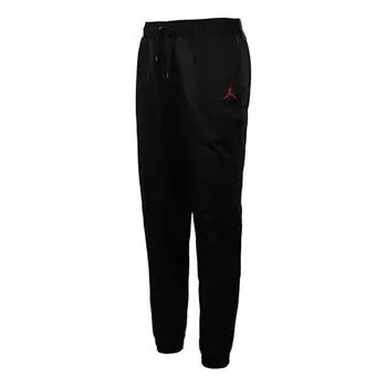 Спортивные штаны Air Jordan Red jumpman Logo Sports Long Pants Black, черный