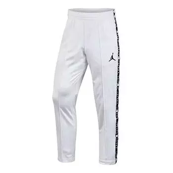 Спортивные штаны Air Jordan Side Logo Printing Sports Long Pants White, белый