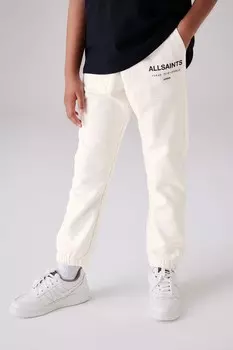 Спортивные штаны «андерграунд» для девочек с кулиской внизу Smallsaints, белый
