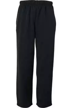 Спортивные штаны Badger Performance из флиса с открытым низом, черный