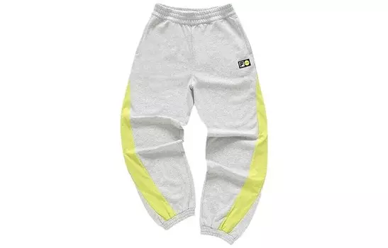 Спортивные штаны Beams X Knit мужские Jing Ya Flower Grey Fila, серый