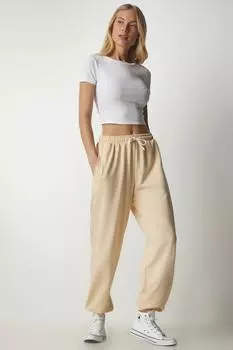 Спортивные штаны - Белый - Джоггеры Happiness stanbul, белый