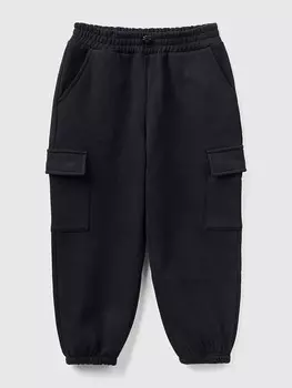 Спортивные штаны Benetton Sweathose, черный