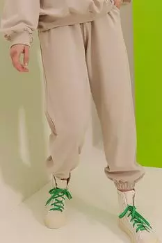 Спортивные штаны - Бежевый - Джоггеры Trend Alaat Stili, бежевый