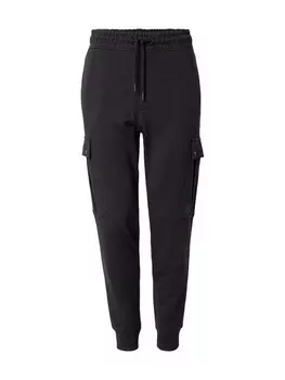 Спортивные штаны BOSS Tapered Cargo Pants Seteam, черный