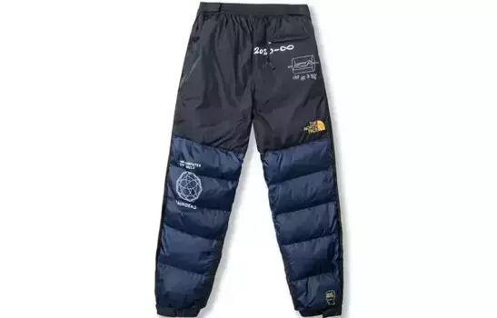 Спортивные штаны Brain Dead X Knit унисекс темно-синие The North Face, темно-синий