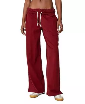 Спортивные штаны Chance Fold Over Edikted, красный