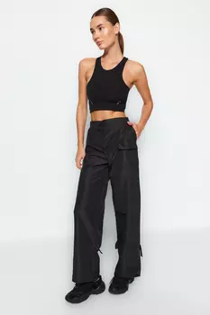 Спортивные штаны - Черный - Джоггеры Trendyol, черный