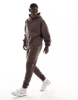 Спортивные штаны Collective в грифельно-коричневом цвете Hera