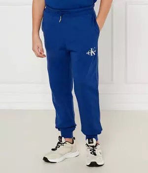 Спортивные штаны детские Calvin Klein Jeans с логотипом, синий