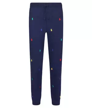 Спортивные штаны детские Polo Ralph Lauren с цветным принтом, синий