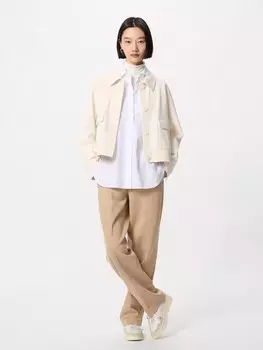 Спортивные штаны длинные Uniqlo, бежевый