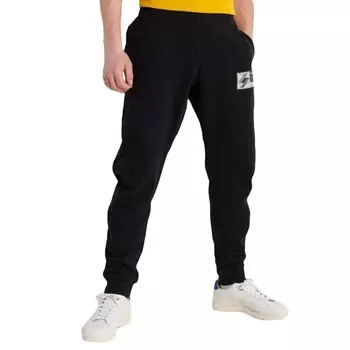 Спортивные штаны для бега в спортивном стиле Superdry, черный