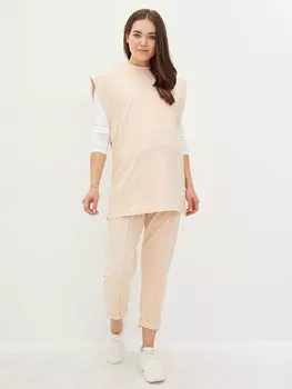 Спортивные штаны для беременных с простым карманом и эластичным поясом LC Waikiki Maternity