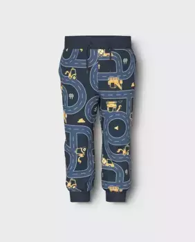 Спортивные штаны для мальчика с принтом name it, синий