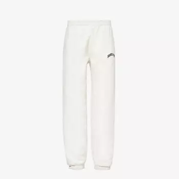 Спортивные штаны-джоггеры из органического хлопка с вышитым логотипом Adanola, серый