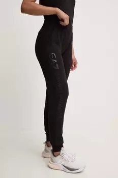 Спортивные штаны EA7 Emporio Armani, черный