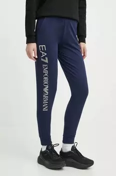 Спортивные штаны EA7 Emporio Armani, темно-синий