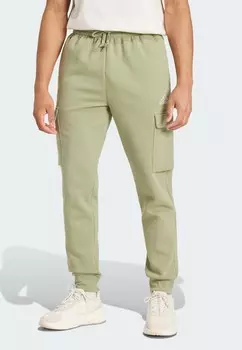Спортивные штаны ESSENTIALS FLEECE REGULAR TAPERED adidas, зеленый