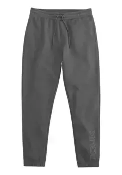 Спортивные штаны FCUK, длинные спортивные штаны, с кулиской, брюки для отдыха, легкое потоотделение, антрацит