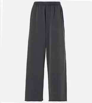 Спортивные штаны Felin из хлопкового джерси Acne Studios, цвет ocean blue