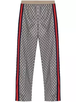 Спортивные штаны GG technical-jersey Gucci, нейтральный цвет