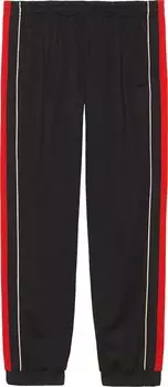 Спортивные штаны Gucci Web Stripe Sweatpants Black, черный