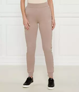 Спортивные штаны Guess Active хлопковые, бежевый