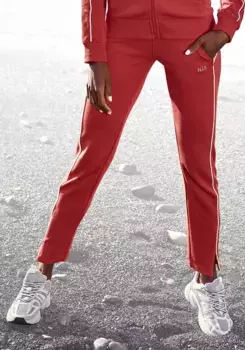Спортивные штаны H.I.S с молнией по низу штанин, костюм для отдыха, красный