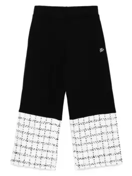 Спортивные штаны из букле KARL LAGERFELD, черный