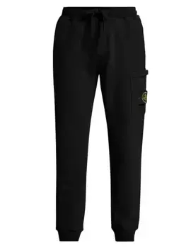 Спортивные штаны из флиса Stone Island, черный