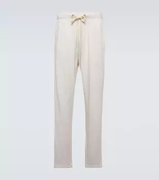 Спортивные штаны из французского хлопка Les Tien, белый