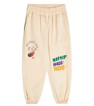 Спортивные штаны из хлопка Jellymallow, бежевый