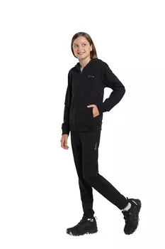 Спортивные штаны из хлопка с завязкой Benger, черный