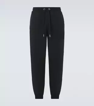 Спортивные штаны из хлопкового джерси Ami Paris, черный